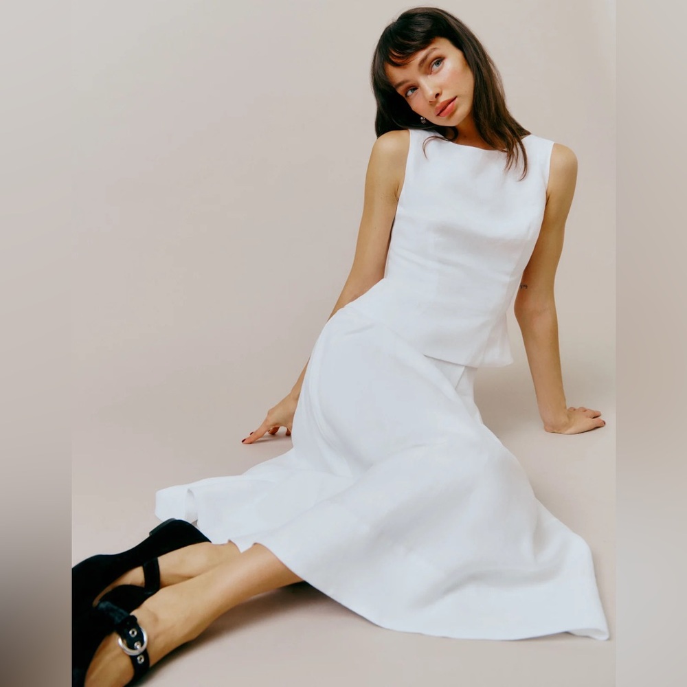 Reformation Moya Linen Two Piece